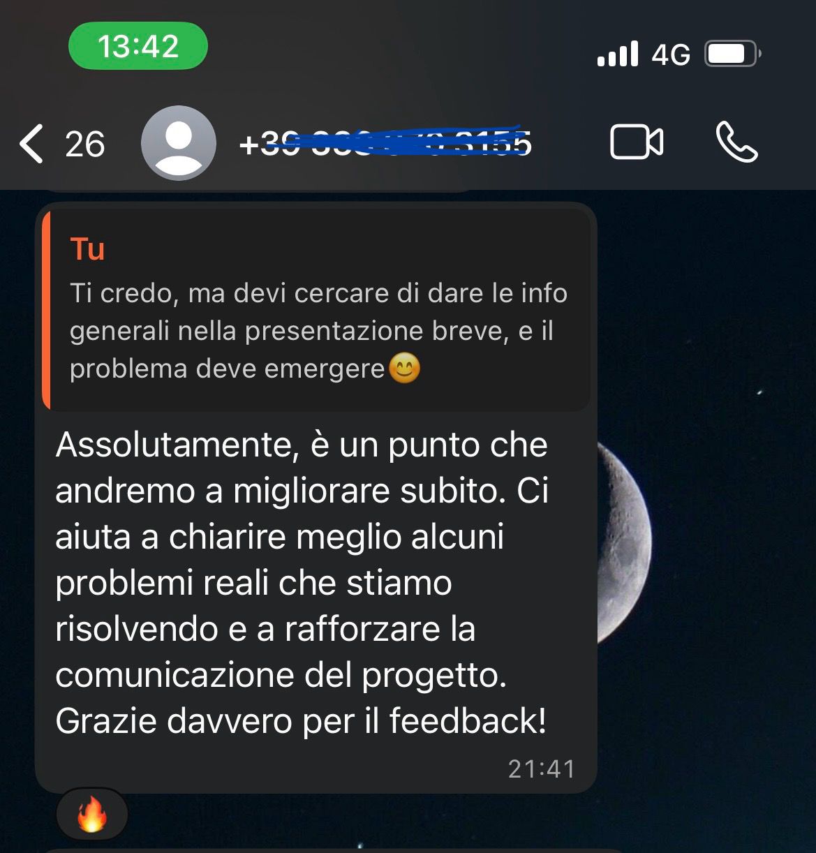Un'altra testimonianza di successo