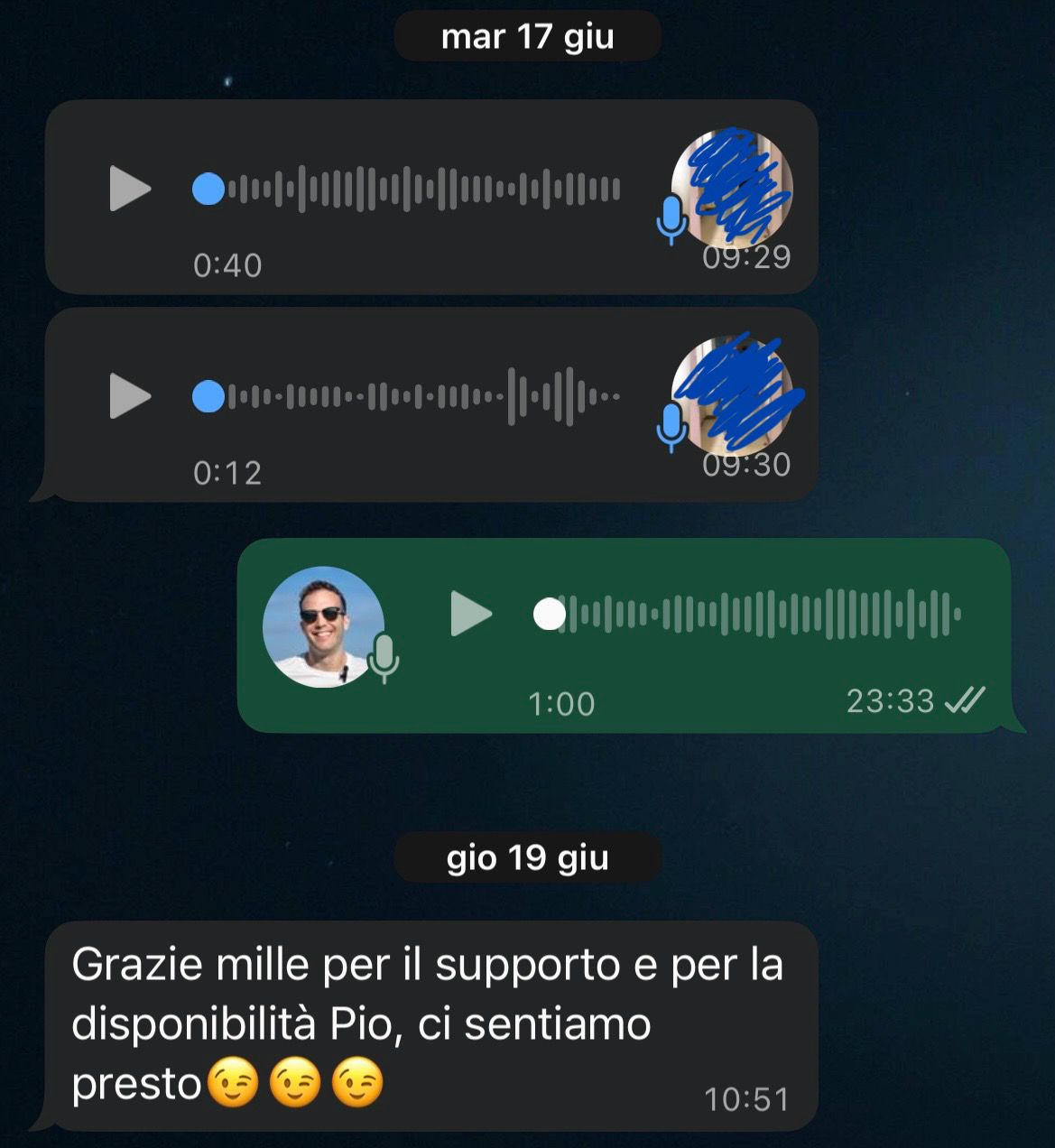 Testimonianza di un cliente soddisfatto